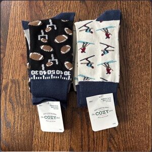 Sock Set - Football and Skiing Patterns